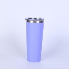 Wholesale 18oz+25oz Double-Walled Stainless Steel Cups | B2B Dual-Size Spray-Coated Tumblers