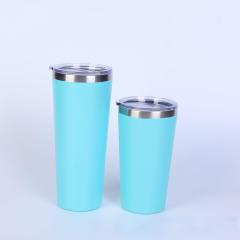 Wholesale 18oz+25oz Double-Walled Stainless Steel Cups | B2B Dual-Size Spray-Coated Tumblers