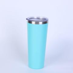 Wholesale 18oz+25oz Double-Walled Stainless Steel Cups | B2B Dual-Size Spray-Coated Tumblers