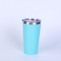 Wholesale 18oz+25oz Double-Walled Stainless Steel Cups | B2B Dual-Size Spray-Coated Tumblers