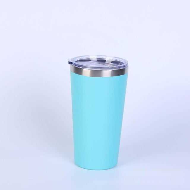 Wholesale 18oz+25oz Double-Walled Stainless Steel Cups | B2B Dual-Size Spray-Coated Tumblers
