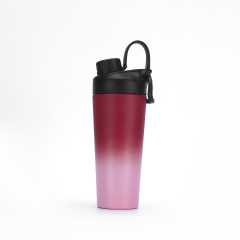 Wholesale 25oz Stainless Steel Protein Shaker Cup with Mixing Ball | B2B Fitness Drinkware