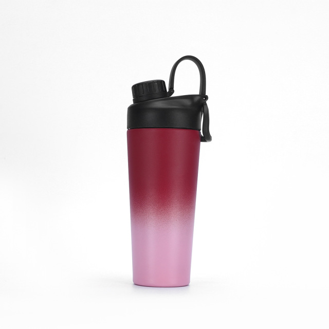 Wholesale 25oz Stainless Steel Protein Shaker Cup with Mixing Ball | B2B Fitness Drinkware