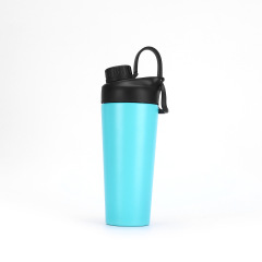 Wholesale 25oz Stainless Steel Protein Shaker Cup with Mixing Ball | B2B Fitness Drinkware