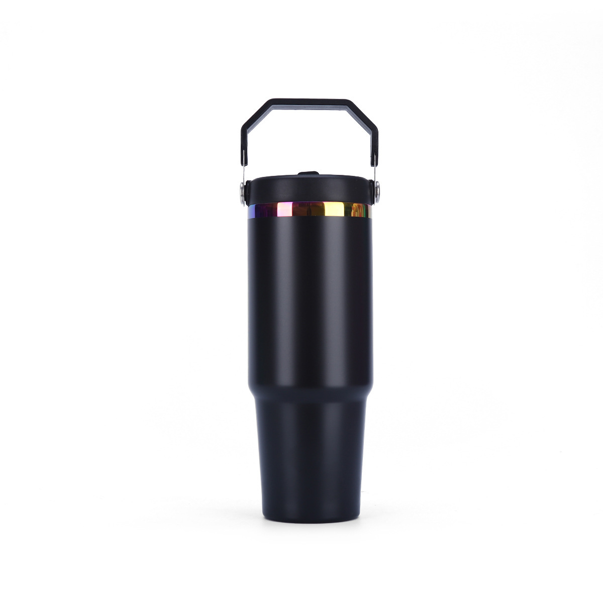 Wholesale 30oz Full-Body Electroplated Stainless Steel Tumbler | B2B Spray Coated Edge Handle Cups