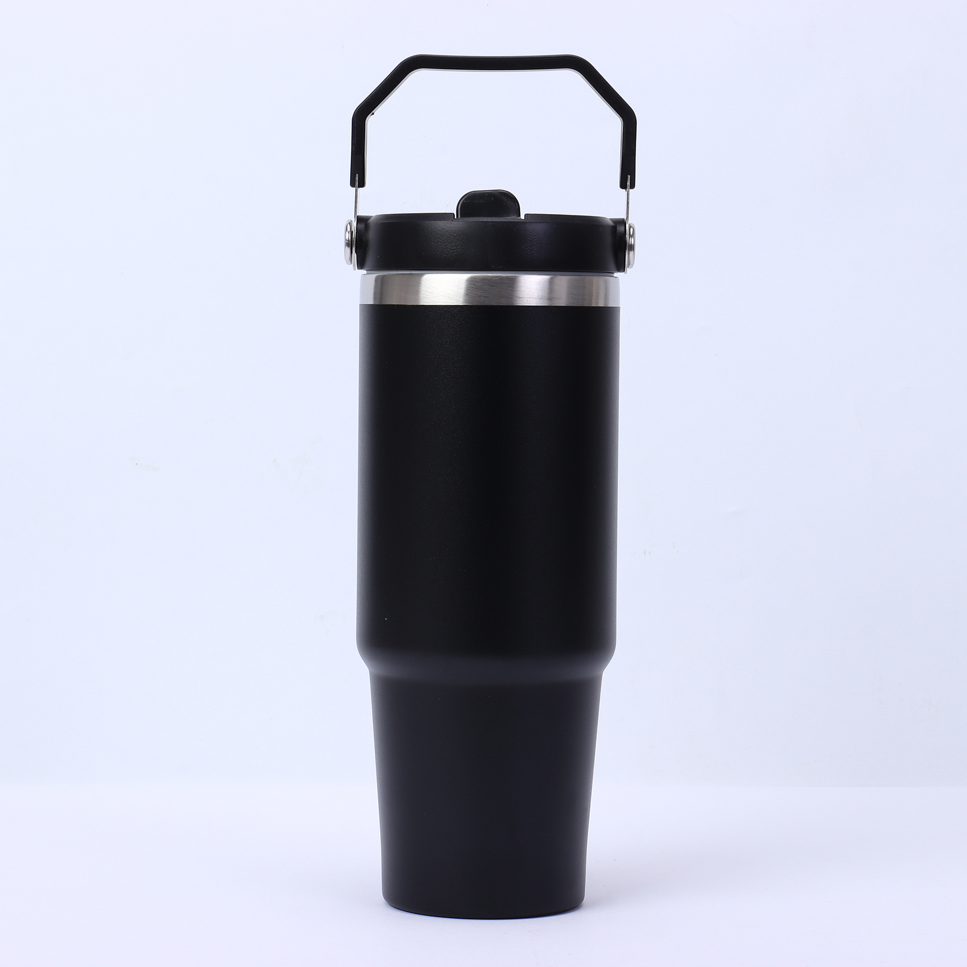 30oz Double-Walled Stainless Steel Vacuum Insulated Travel Mug with Handle