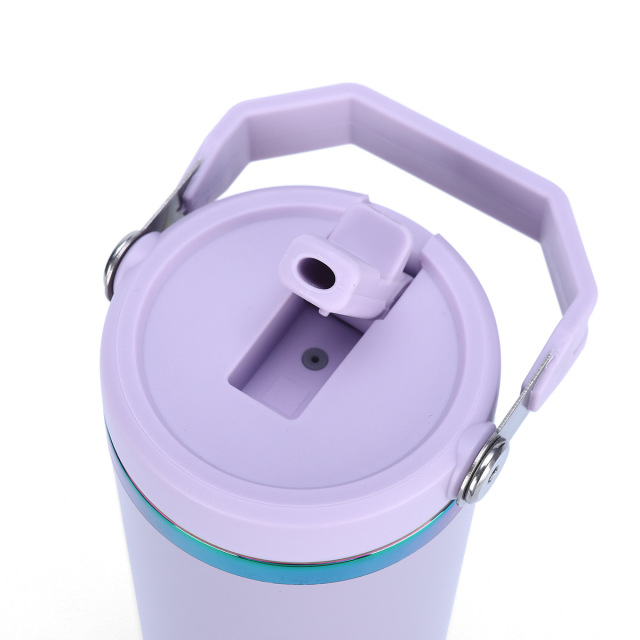 Wholesale 30oz Full-Body Electroplated Stainless Steel Tumbler | B2B Spray Coated Edge Handle Cups