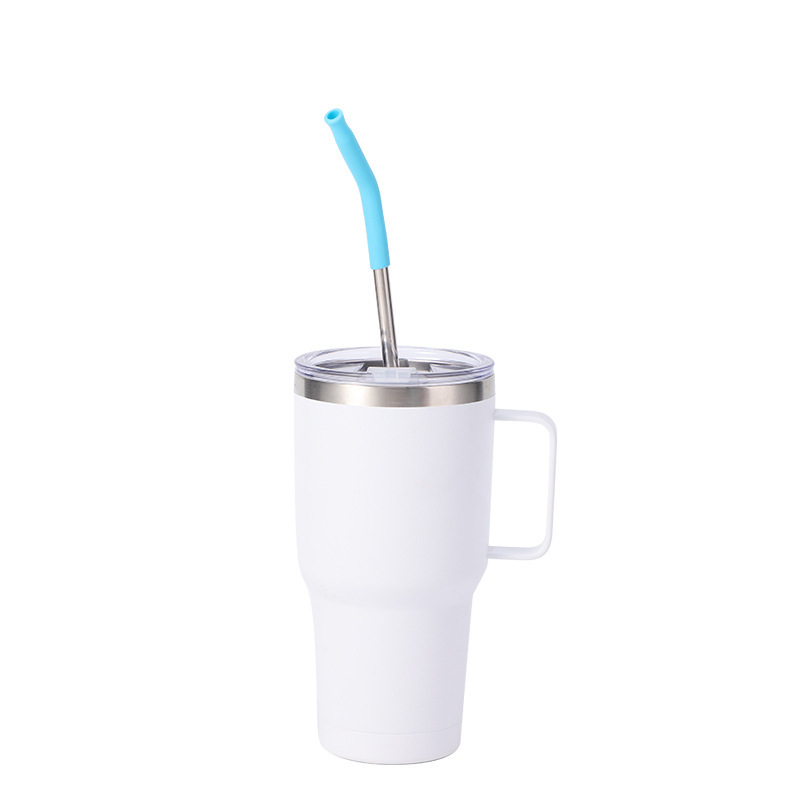 Wholesale 30oz Gradient Spray Coated Stainless Steel Handle Cup | B2B Thermal Tumbler Supplier