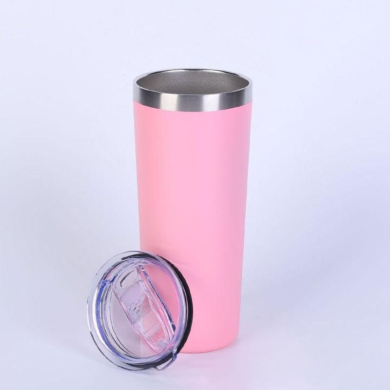 Wholesale 22oz Matte Spray-Coated Stainless Steel Cup | B2B Laser-Ready Thermal Tumblers