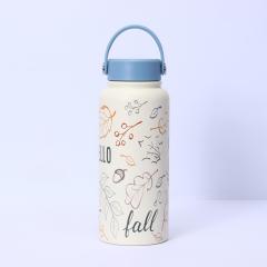 Bulk 32oz Double-Walled Stainless Steel Water Bottles - Custom Patterns & Pantone Colors, Low MOQ 100 for Kids' Brands & Corporate Gifts