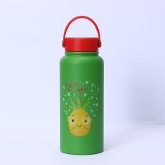 Bulk 32oz Double-Walled Stainless Steel Water Bottles - Custom Patterns & Pantone Colors, Low MOQ 100 for Kids' Brands & Corporate Gifts