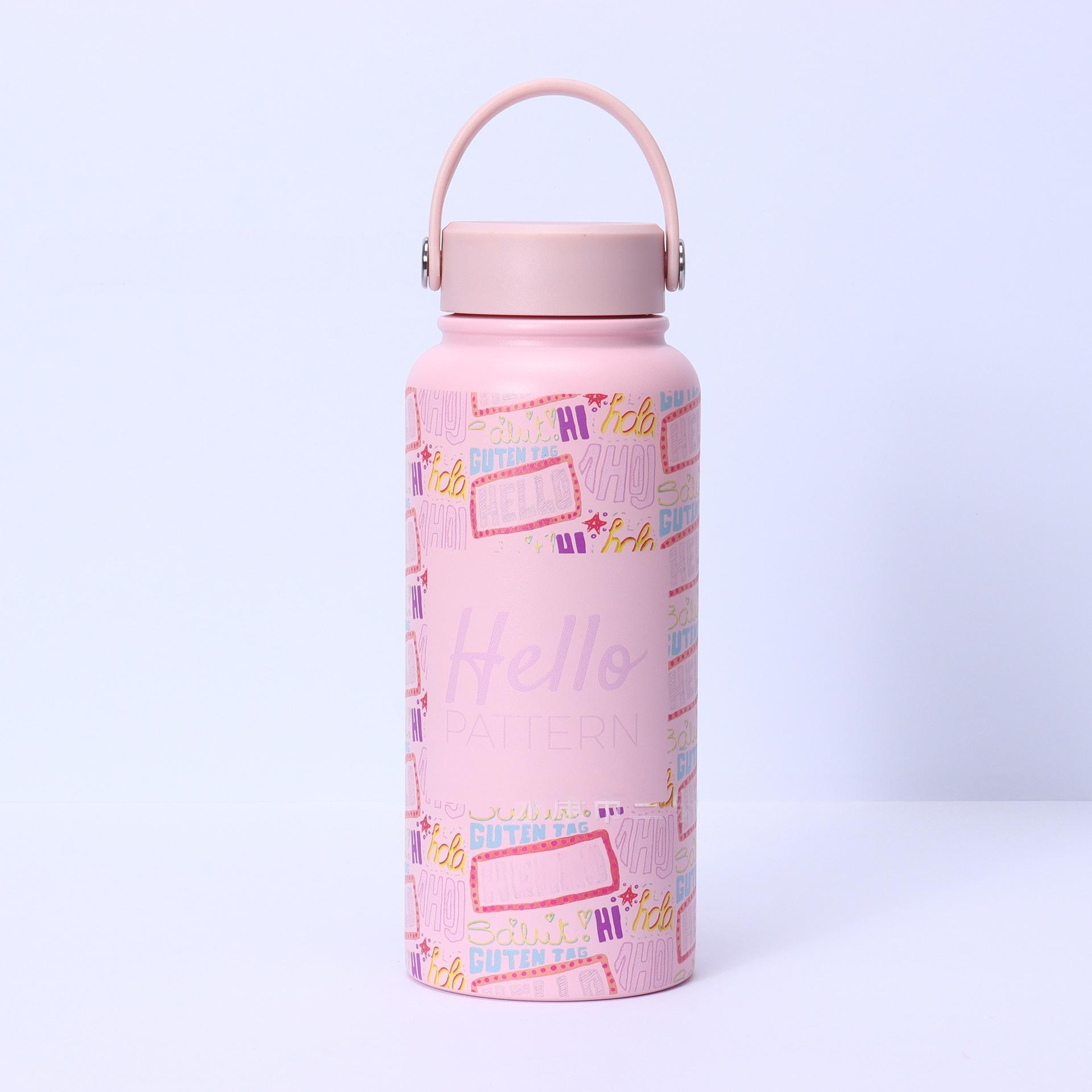 Bulk 32oz Double-Walled Stainless Steel Water Bottles - Custom Patterns & Pantone Colors, Low MOQ 100 for Kids' Brands & Corporate Gifts