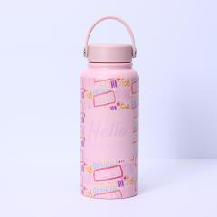 Bulk 32oz Double-Walled Stainless Steel Water Bottles - Custom Patterns & Pantone Colors, Low MOQ 100 for Kids' Brands & Corporate Gifts