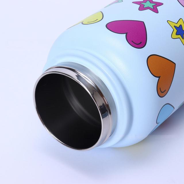 Bulk 32oz Double-Walled Stainless Steel Water Bottles - Custom Patterns & Pantone Colors, Low MOQ 100 for Kids' Brands & Corporate Gifts