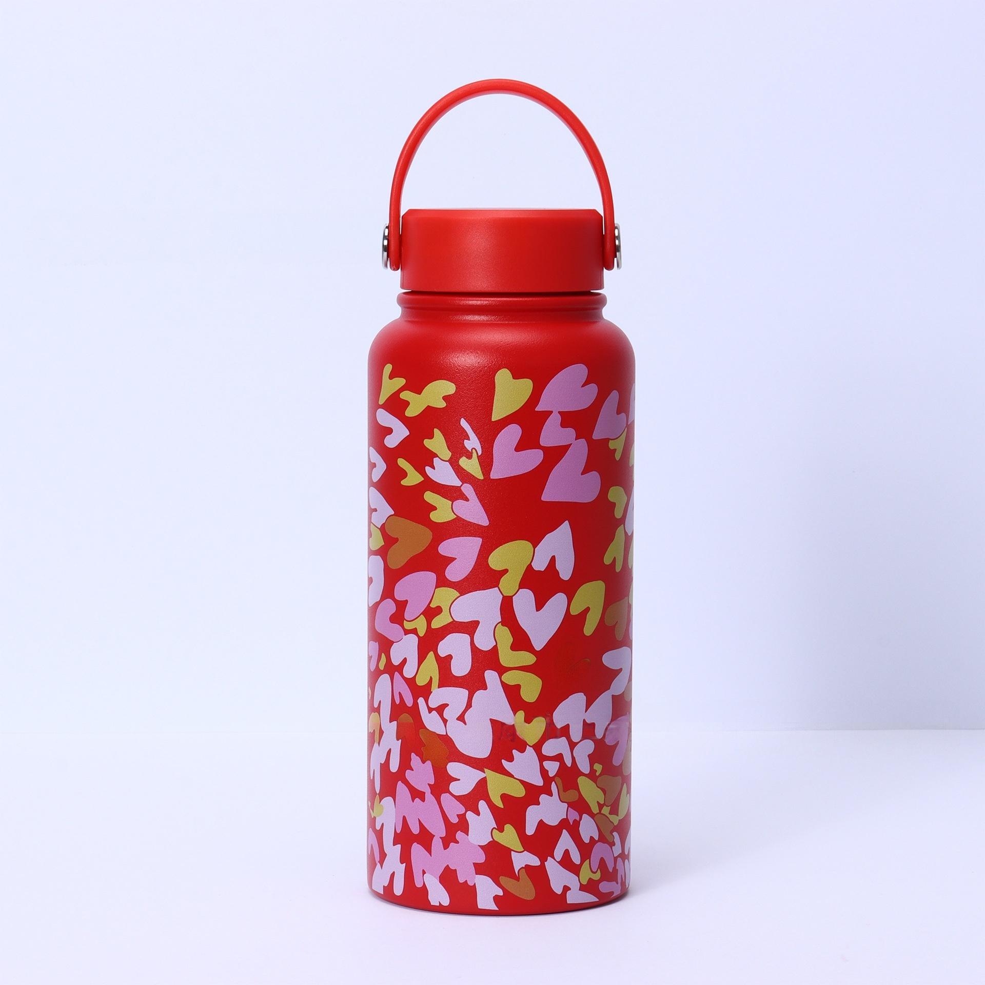 Bulk 32oz Double-Walled Stainless Steel Water Bottles - Custom Patterns & Pantone Colors, Low MOQ 100 for Kids' Brands & Corporate Gifts