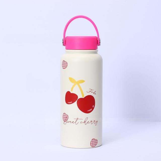 Bulk 32oz Double-Walled Stainless Steel Water Bottles - Custom Patterns & Pantone Colors, Low MOQ 100 for Kids' Brands & Corporate Gifts