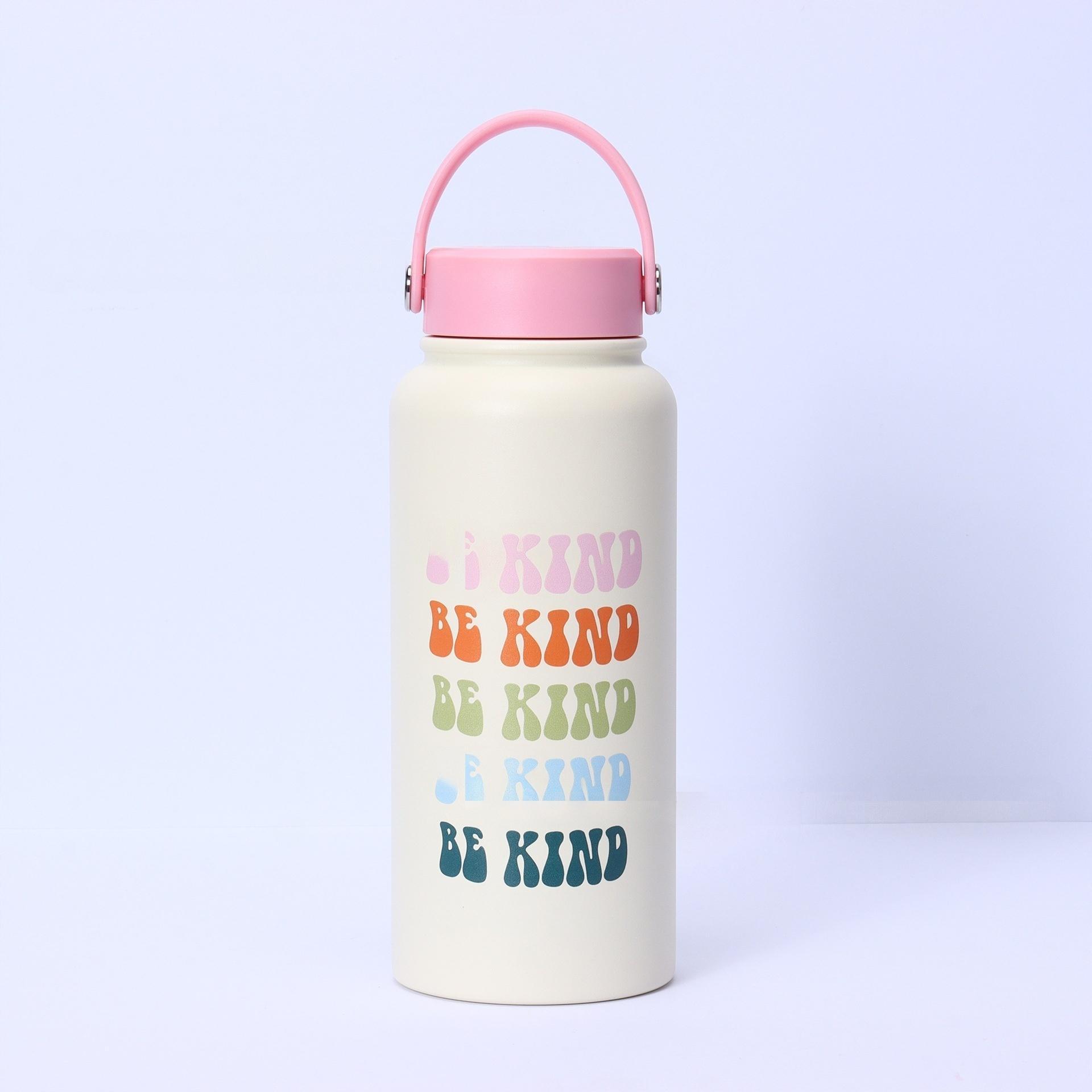 Bulk 32oz Double-Walled Stainless Steel Water Bottles - Custom Patterns & Pantone Colors, Low MOQ 100 for Kids' Brands & Corporate Gifts