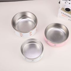 Wholesale Multi-Size Customizable Double-Wall Stainless Steel Pet Bowl | B2B Pet Feeding Solution