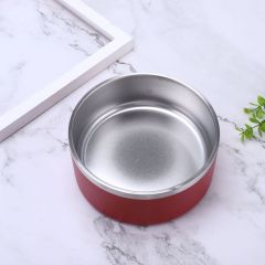 Wholesale Multi-Size Customizable Double-Wall Stainless Steel Pet Bowl | B2B Pet Feeding Solution