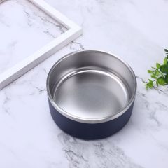 Wholesale Multi-Size Customizable Double-Wall Stainless Steel Pet Bowl | B2B Pet Feeding Solution
