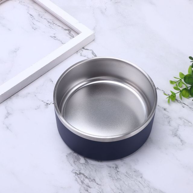 Wholesale Multi-Size Customizable Double-Wall Stainless Steel Pet Bowl | B2B Pet Feeding Solution