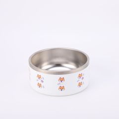 Wholesale Multi-Size Customizable Double-Wall Stainless Steel Pet Bowl | B2B Pet Feeding Solution