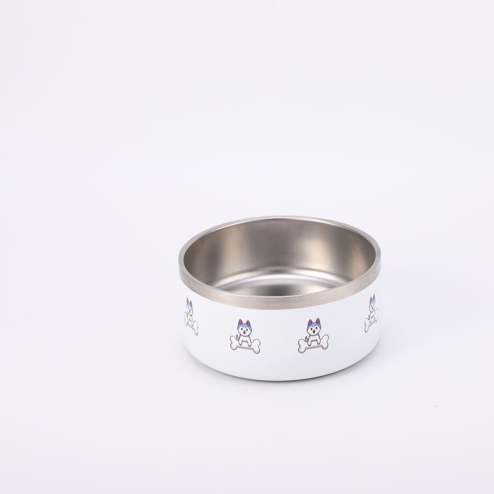Wholesale Multi-Size Customizable Double-Wall Stainless Steel Pet Bowl | B2B Pet Feeding Solution