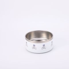 Wholesale Multi-Size Customizable Double-Wall Stainless Steel Pet Bowl | B2B Pet Feeding Solution