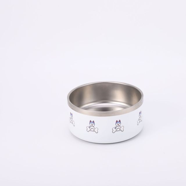 Wholesale Multi-Size Customizable Double-Wall Stainless Steel Pet Bowl | B2B Pet Feeding Solution
