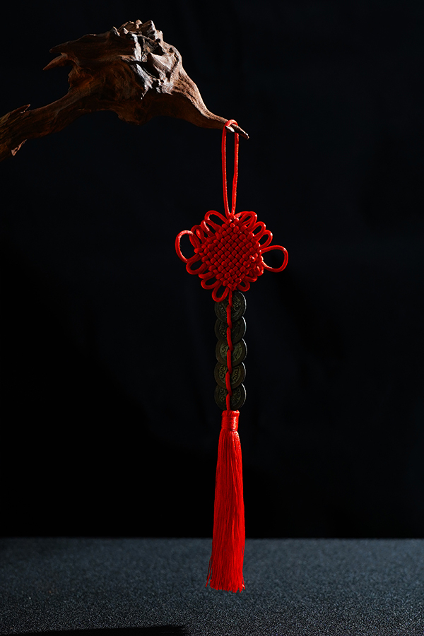 Prosperous Peace - Five Emperor Coins Amulet for Home and Car