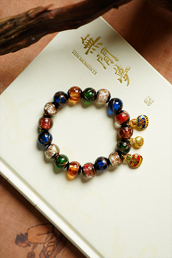 Sovereign Guard Amulet with Agate Beads for Men - Health, Wealth, and Love