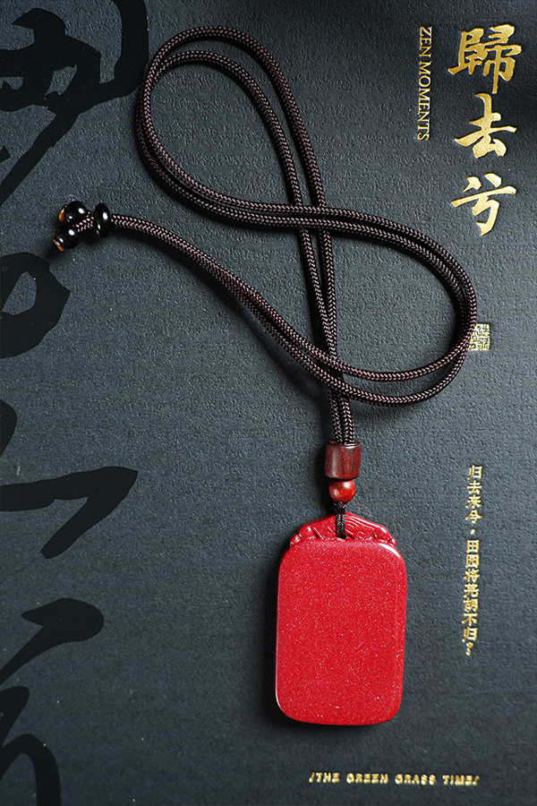 Purple Gold Sandalwood Amulet for Men's Health, Wealth, and Love