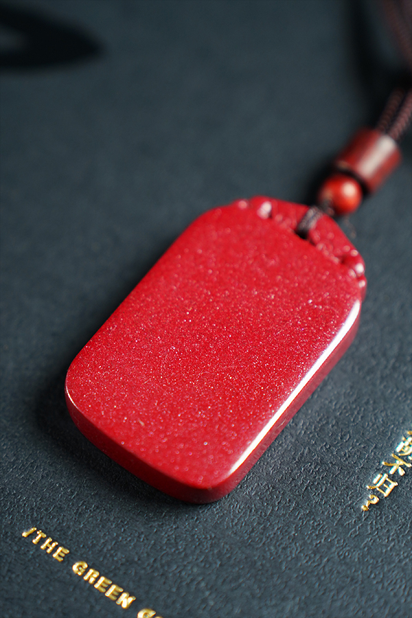 Purple Gold Sandalwood Amulet for Men's Health, Wealth, and Love