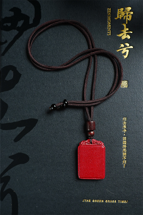 Purple Gold Sandalwood Amulet for Women's Protection and Comfort