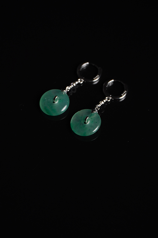 Jadeite Essence - Blessing Nurturing Earrings