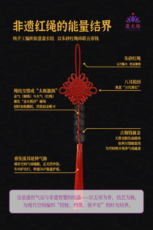 Five Emperors' Coins for Peace and Joy, Home and Car Charm Accessory（Two-Pieces）