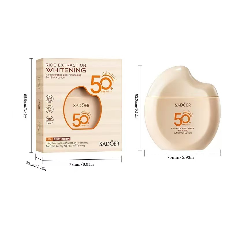 RICE HYDRATING SHEER WHITENING SUN BLOCK LOTION