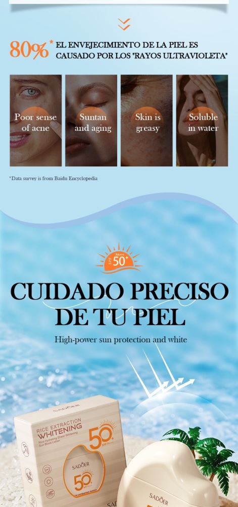 RICE HYDRATING SHEER WHITENING SUN BLOCK LOTION
