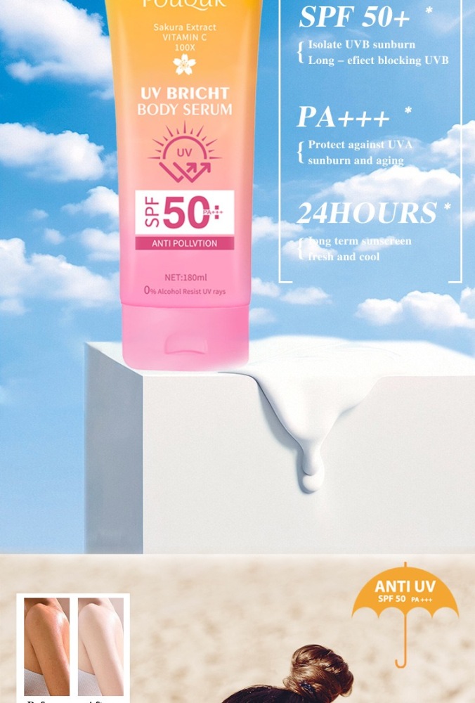 Sakura Extract Vitamin C UV Bricht Body Serum