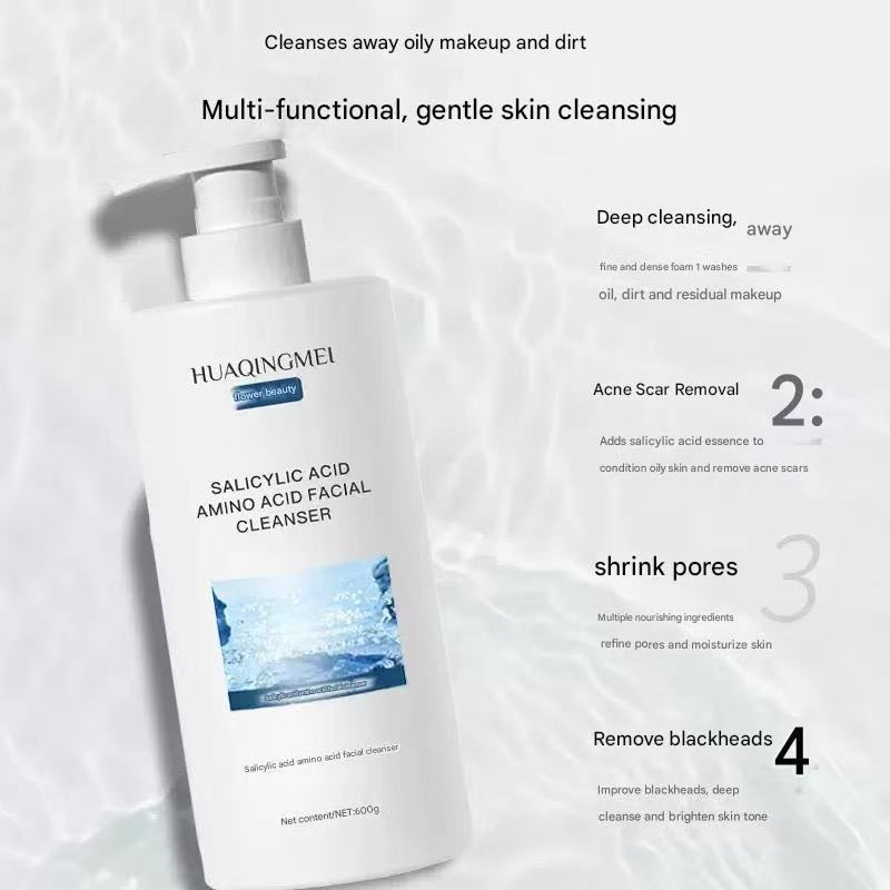 Sodium salicylate amino acid cleanser