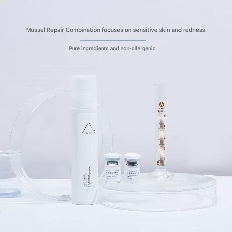 Mussel mucin activated water fibronectin freeze-dried powder