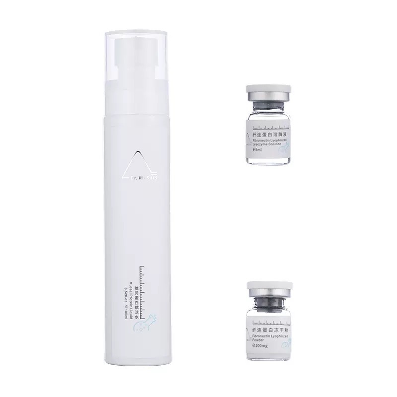 Mussel mucin activated water fibronectin freeze-dried powder