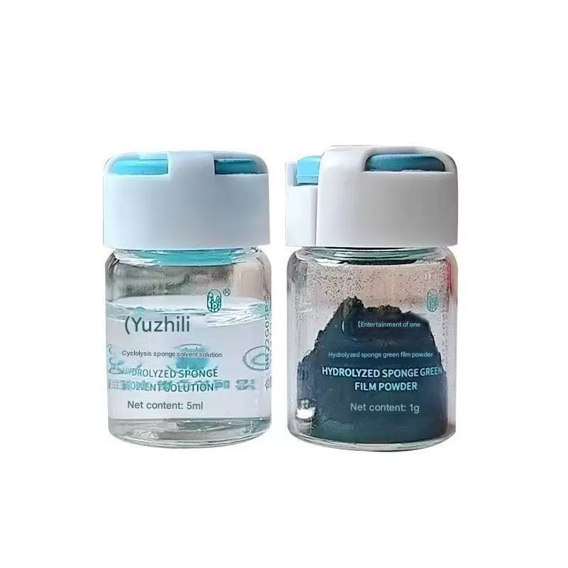 Seaweed micro-needle green film freeze-dried powder