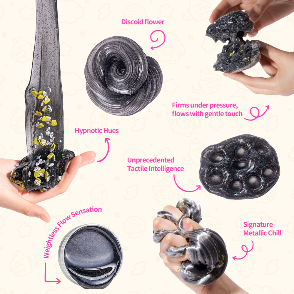 Slymu Nonputty ultra/transparent Liquid Glass Slime