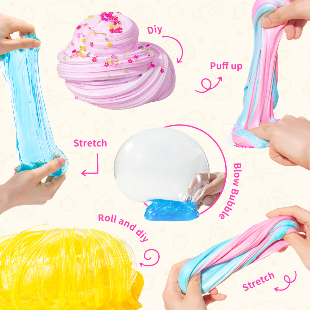 SLYMU RAINBOW SLIME SET