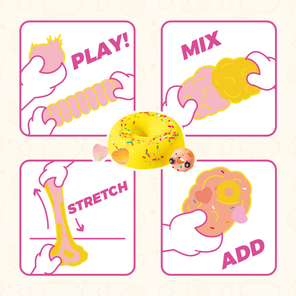 SLYMU STRAWBERRY CHESSCAKE BUTTERSLIME WITH KINETIC SAND