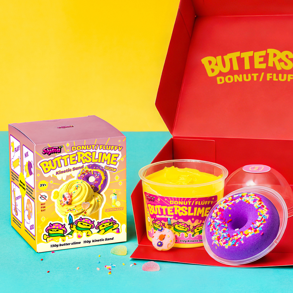 SLYMU LEMONADE BUTTERSLIME WITH KINETIC SAND