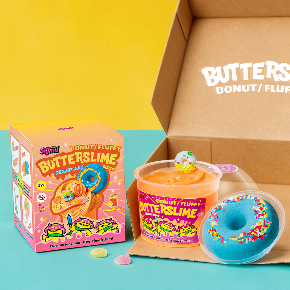 SLYMU MARMALADE BUTTERSLIME WITH KINETIC SAND