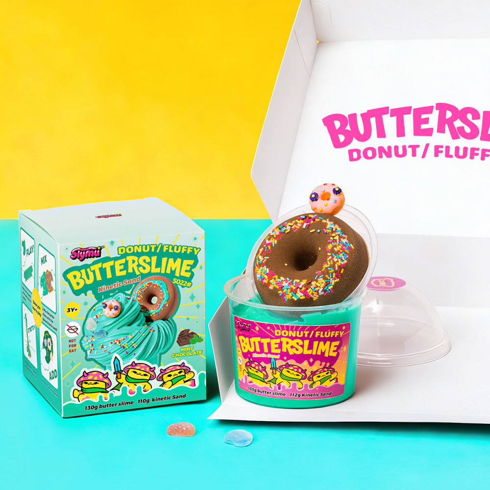 SLYMU MINT CHOCOLATE BUTTERSLIME WITH KINETIC SAND