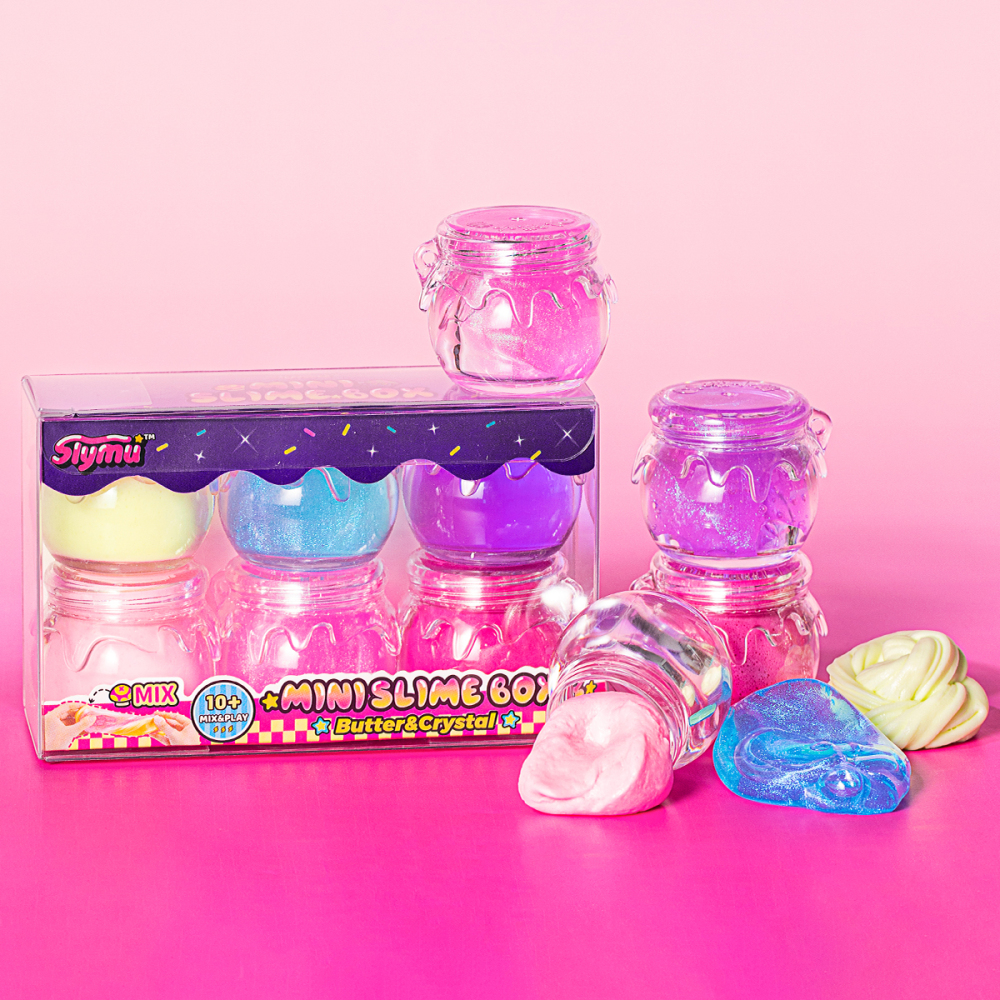 Slymu Mini Slime Box 6 Pack Butter Slime Kit